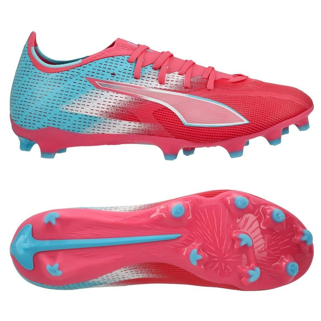 PUMA ULTRA 6 MATCH FG/AG RE-CHARGE - BLAU/PINK/GARNET ROSE