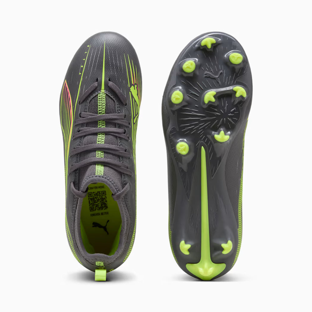 Puma ULTRA 5 MATCH FG/AG  Teenager Aged Silver Yellow