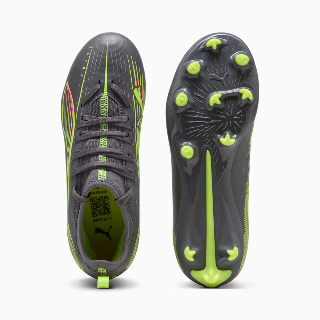 Puma ULTRA 5 MATCH FG/AG  Teenager Aged Silver Yellow