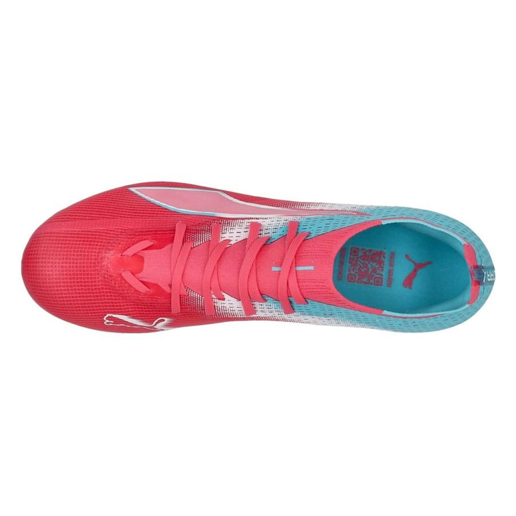 PUMA ULTRA 6 MATCH FG/AG RE-CHARGE - BLAU/PINK/GARNET ROSE