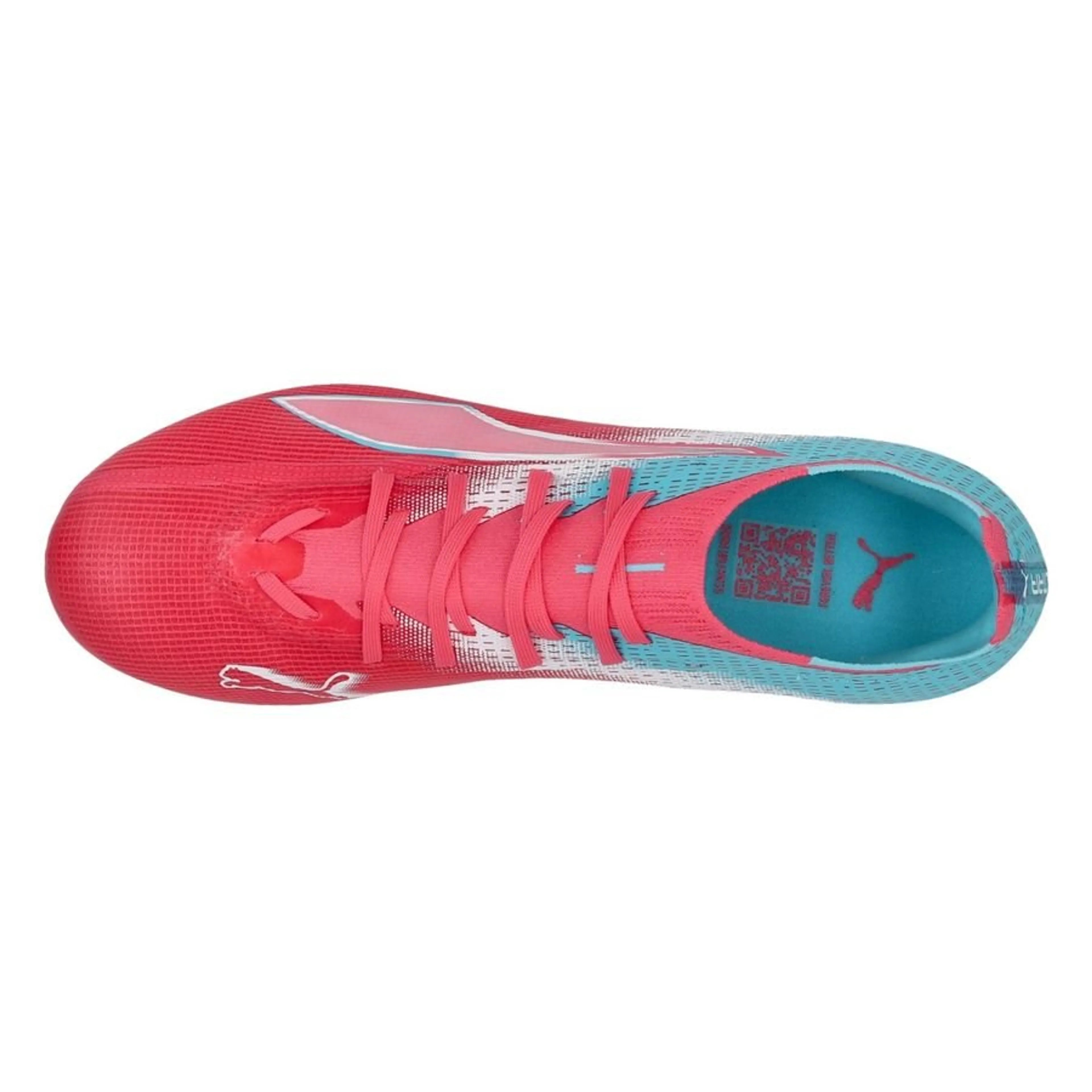 PUMA ULTRA 6 MATCH FG/AG RE-CHARGE - BLAU/PINK/GARNET ROSE