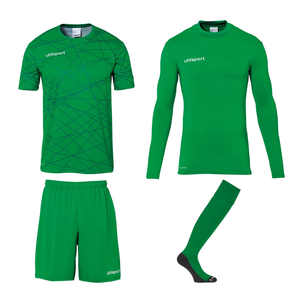 Uhlsport Prediction Torwart Set grün