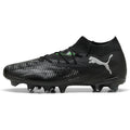 Puma Herren Rasenschuhe FUTURE 8 MATCH FG/AG PUMA Black-PUMA Silver-Fluo Green